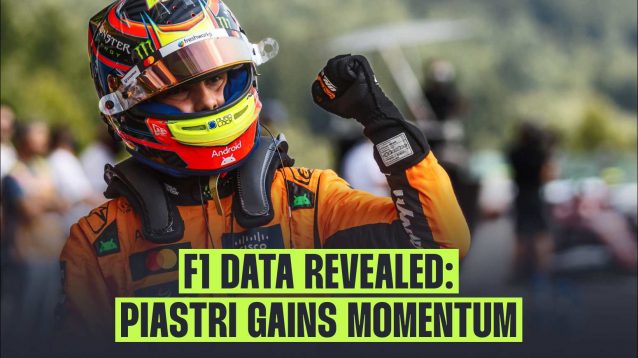 Oscar Piastri Formula 1 F1 PlanetF1 McLaren data Belgian Grand Prix