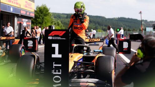 Data reveals tiny margins that landed Lando Norris on Belgian GP pole