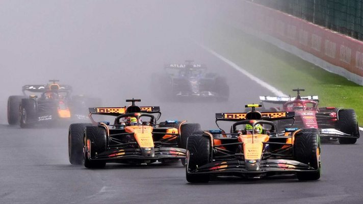 Lando Norris Oscar Piastri McLaren Formula 1 F1 PlanetF1 Belgian Grand Prix