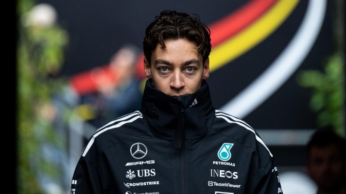 George Russell in Spa