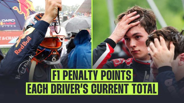 F1 penalty points totals.