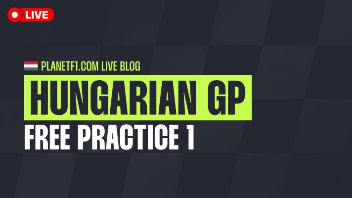 F1 live: Hungarian Grand Prix FP1.