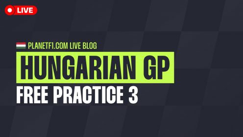 F1 LIVE: All the action as it happened from FP3 at the Hungarian Grand Prix