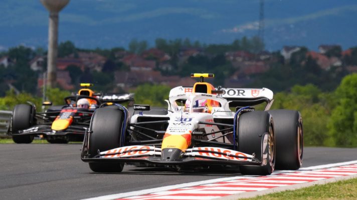 Isack Hadjar, Racing Bulls, 2025 Hungarian Grand Prix.