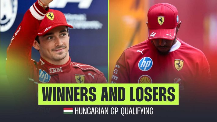 WINNERS AND LOSERS Hungarian Grand Prix qualifying Formula 1 F1 PlanetF1 Lewis Hamilton Charles Leclerc