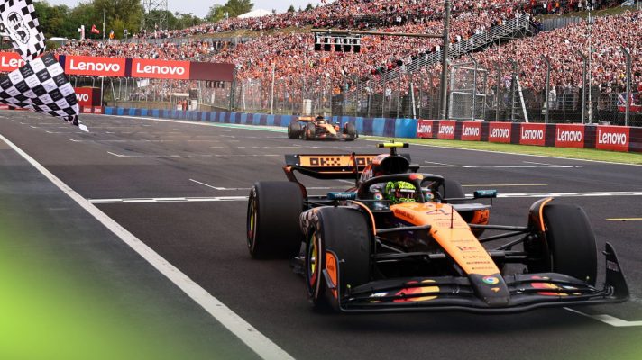 Lando Norris used strategy to win the Hungarian GP from team-mate Oscar Piastri.