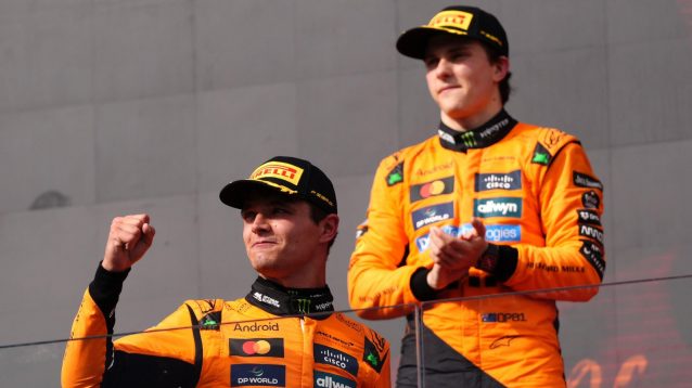 Lando Norris and Oscar Piastri