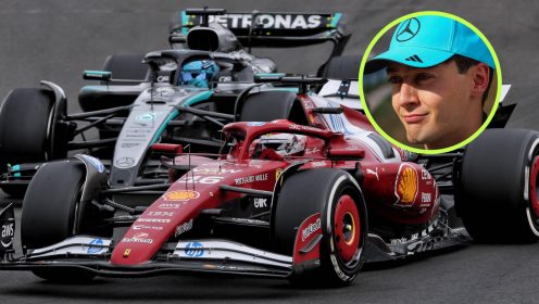 Russell raises suspicions about Leclerc’s Ferrari after Hungarian GP battle