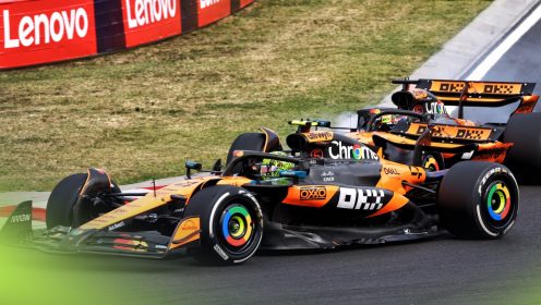 Stella responds to split McLaren strategies as Norris beats Piastri