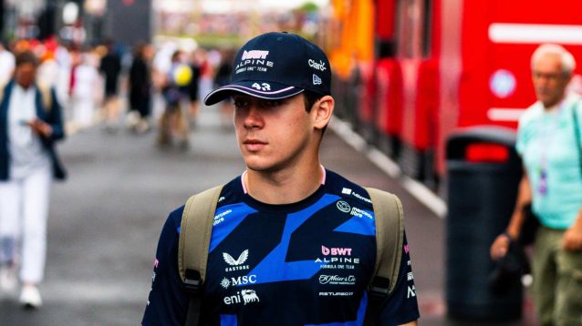 F1 news: Alpine driver Franco Colapinto in the paddock.