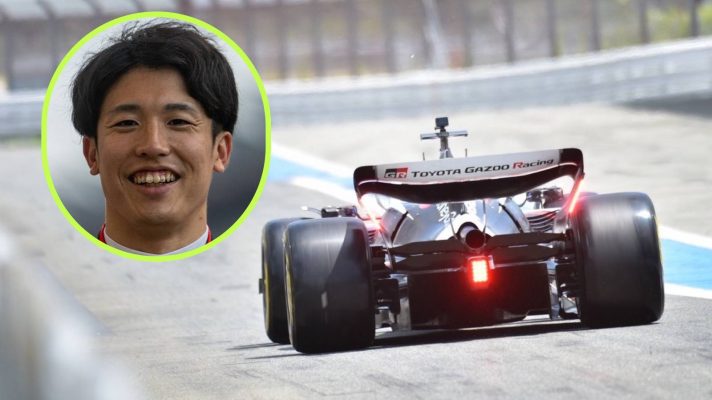 Haas' Sho Tsuboi at a TPC outing for Haas at Fuji Speedway.