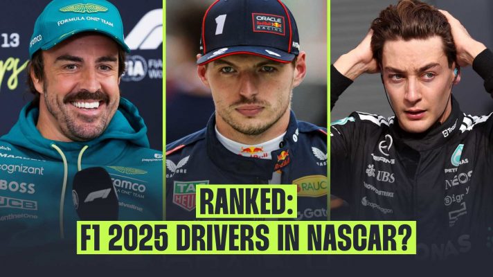 F1 2025 NASCAR Fernando Alonso Max Verstappen George Russell Formula 1