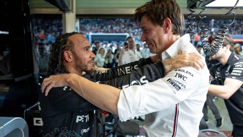 What Lewis Hamilton is doing at Ferrari is a characteristic of F1 ‘greats’, claims Wolff
