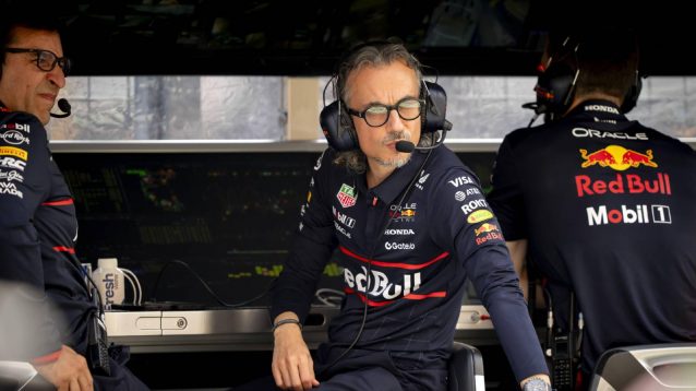 Laurent Mekies, Red Bull, 2025 Hungarian Grand Prix.