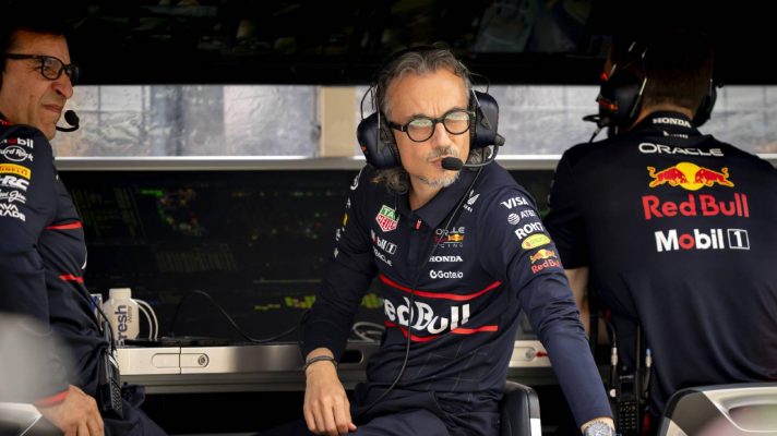 Laurent Mekies, Red Bull, 2025 Hungarian Grand Prix.