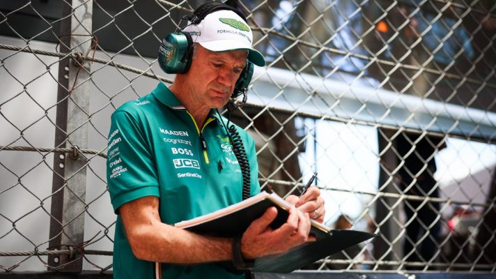 Adrian Newey, Aston Martin, 2025 Monaco Grand Prix.