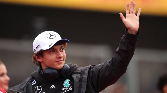 Kimi Antonelli, Mercedes, 2025 Hungarian Grand Prix.