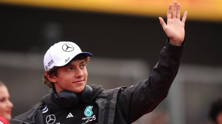 Kimi Antonelli, Mercedes, 2025 Hungarian Grand Prix.