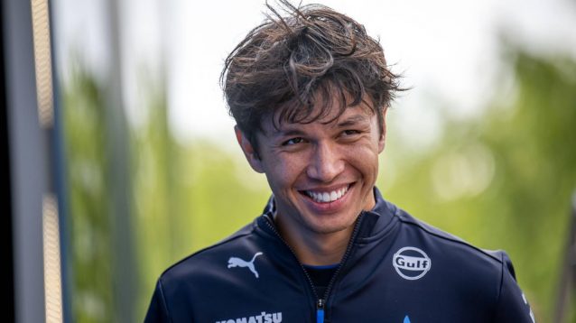 Alex Albon, Williams, 2025 Belgian Grand Prix.