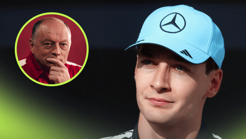 George Russell theory branded ‘crazy’ as big Ferrari mystery thickens