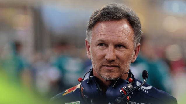 Christian Horner on the gird at the 2023 Bahrain Grand Prix