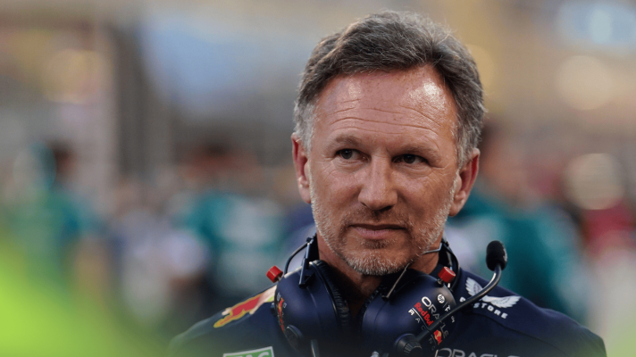 Christian Horner on the gird at the 2023 Bahrain Grand Prix