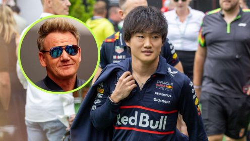 Yuki Tsunoda joins forces with Gordon Ramsay in the most Yuki Tsunoda partnership possible
