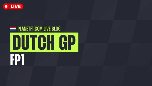 F1 LIVE: All the action as it happened from FP1 at the Dutch GP