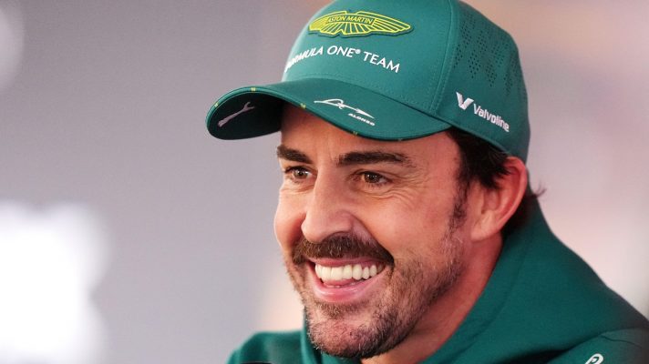 Fernando Alonso smiles in Zandvoort.