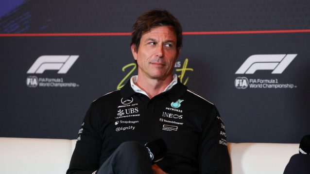 Toto Wolff in the press conference at Zandvoort.