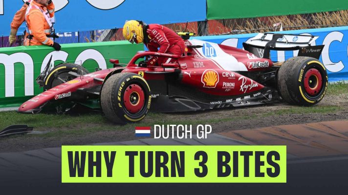 Lewis Hamilton Formula 1 F1 Dutch Grand Prix Turn 3 PlanetF1 crash