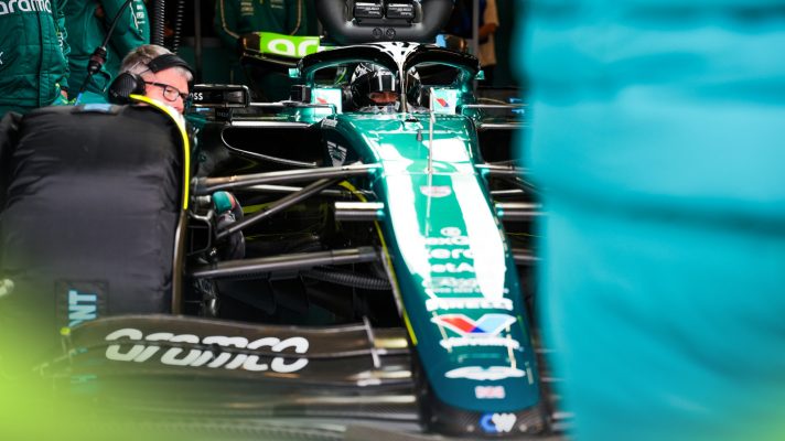 GB3 racer Deagen Fairclough has completed an F1 test aboard an Aston Martin AMR23.