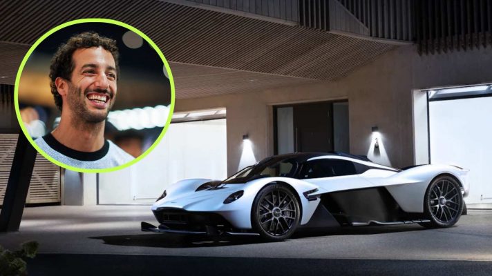 Daniel Ricciardo Aston Martin Valkyrie auction Formula 1 F1 PlanetF1