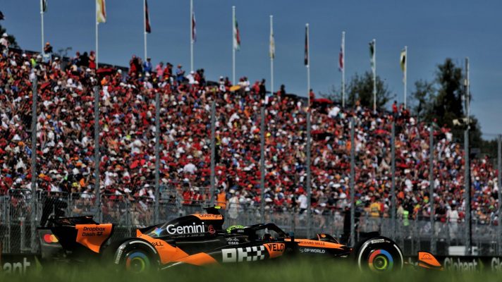 Lando Norris topped the final practice hour ahead of qualifying for the Italian Grand Prix.