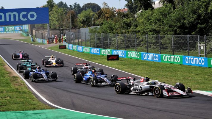 Drivers during the Italian GP