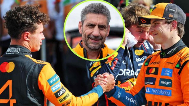 Andrea Stella McLaren Oscar Piastri Lando Norris Italian Grand Prix Formula 1 F1 PlanetF1
