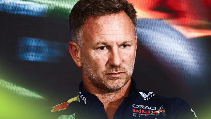 Christian Horner in a press conference
