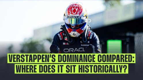 How Max Verstappen’s ground effect dominance compares with other historic spells