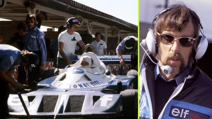 Tyrrell mechanic Roger Hill, pictured in the 1970s.