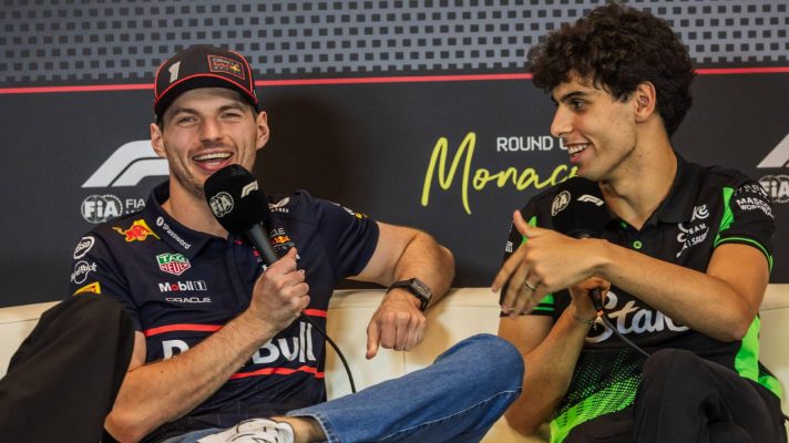 Red Bull's Max Verstappen and Sauber's Gabriel Bortoleto.
