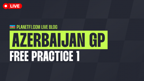 F1 LIVE: All the action as it happened from FP1 at the Azerbaijan GP