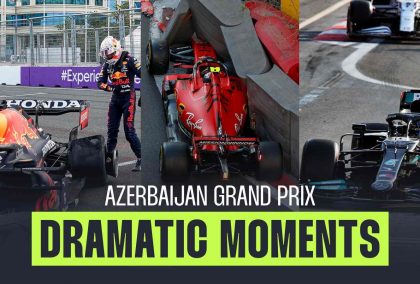 Eleven moments of Azerbaijan GP chaos as F1 returns to Baku