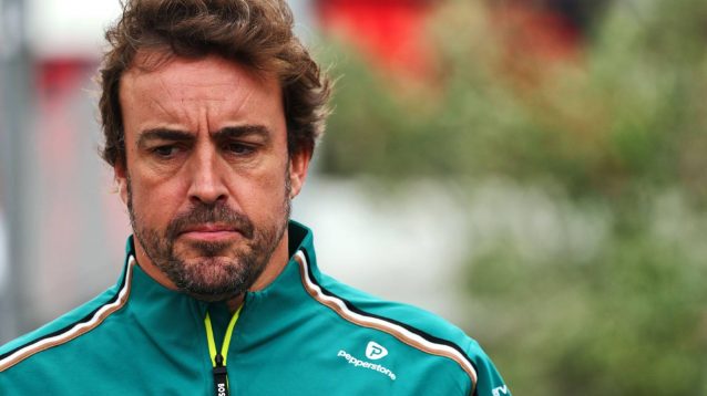 Fernando Alonso, Aston Martin, 2025 Azerbaijan Grand Prix.