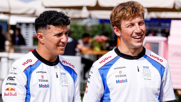 Liam Lawson Isack Hadjar Racing Bulls Red Bull Formula 1 F1 PlanetF1