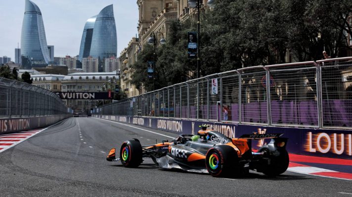 Lando Norris, McLaren, 2025 Azerbaijan Grand Prix.