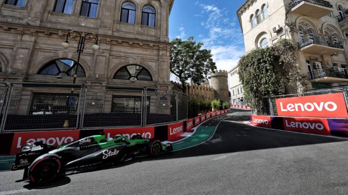 Nico Hulkenberg, Sauber, 2025 Azerbaijan Grand Prix.