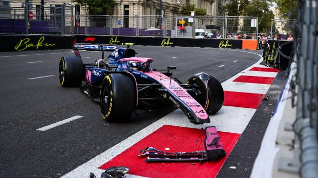 Franco Colapinto, Alpine, 2025 Azerbaijan Grand Prix.