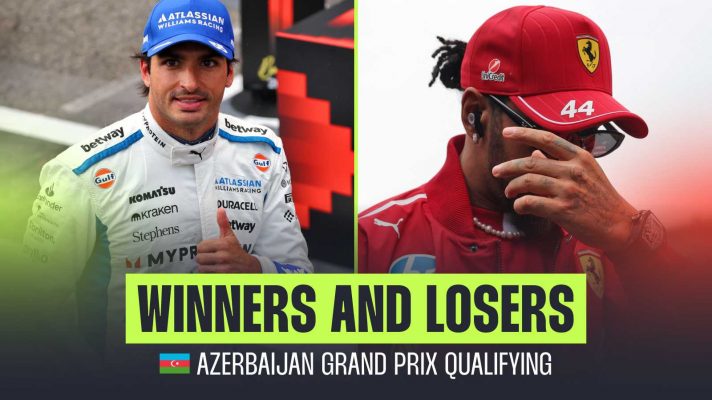 WINNERS AND LOSERS Azerbaijan Grand Prix GP PlanetF1 Lewis Hamilton Carlos Sainz