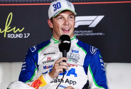 Liam Lawson responds to ‘senior’ driver tag as rookie teammate arrives