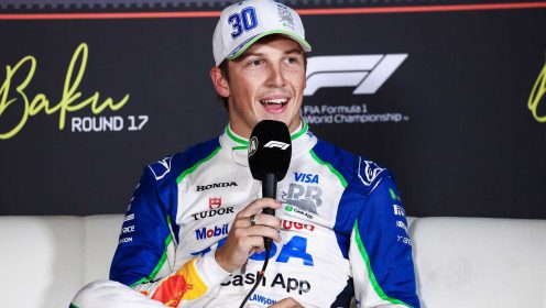 Liam Lawson responds to ‘senior’ driver tag as rookie teammate arrives
